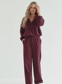 JOGGERS CLEA WINE VELVET