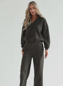 BLOUSE INES DARK KHAKI