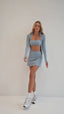 SKIRT NICOLE - DUSTY BLUE