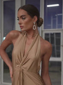 DRESS ANGELIQUE MOCCA