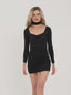 DRESS LAVERN MINI BLACK