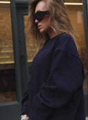 CREWNECK MONO ICON NAVY BLUE