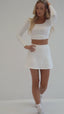 BLUSE RISETTE - WEISS