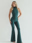 TROUSERS ELIENOR BOTTLE GREEN