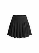 SKIRT COURT DEEP BLACK